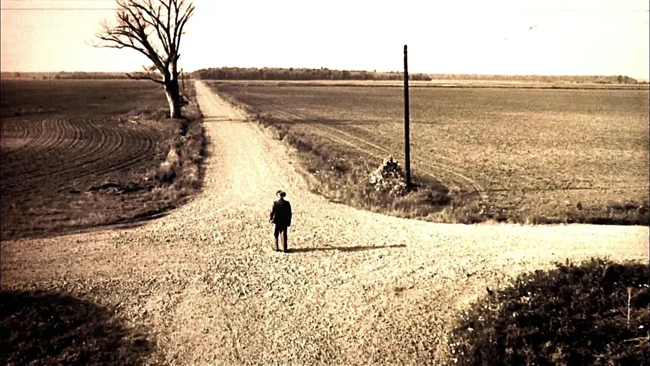 A person lost at a crossroads